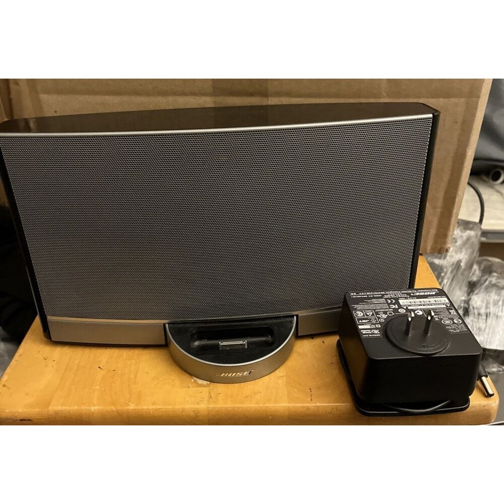 Bose Sounddock N123 Portable Digital Music System Silver/Black iPod Sound Dock